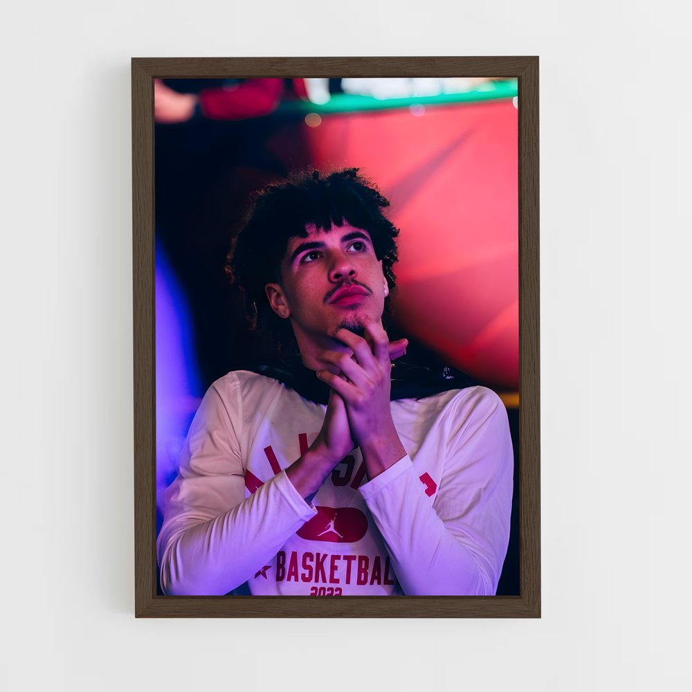 Poster La Pause de Lamelo – affiche Basketball (vue 5)